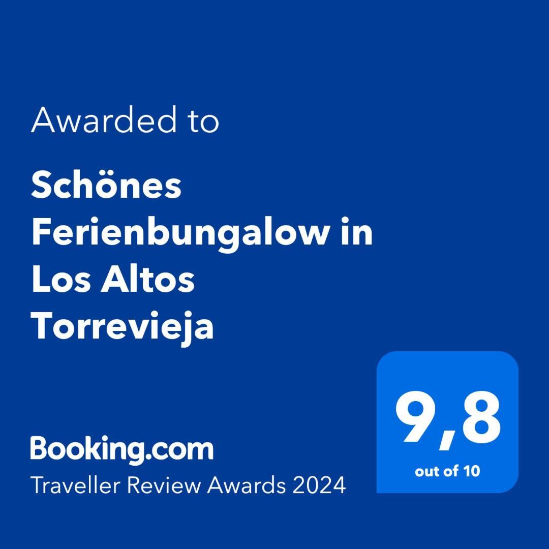 Schoenes Ferienbungalow In Los Altos Torrevieja Zewnętrze zdjęcie
